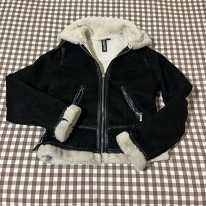 Black Shearling Jacket